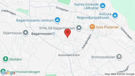 Lägenheter att hyra i Söderort - kort over placeringen