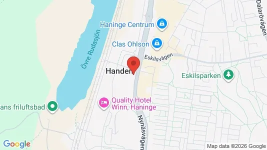 Lägenheter till salu i Haninge - kort over placeringen