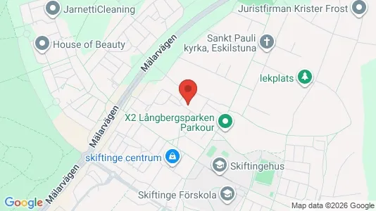 Lägenheter att hyra i Eskilstuna - kort over placeringen