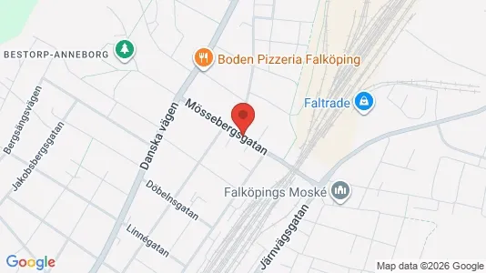 Lägenheter att hyra i Falköping - kort over placeringen