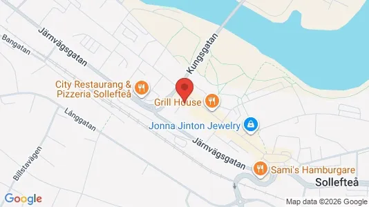 Lägenheter att hyra i Sollefteå - kort over placeringen