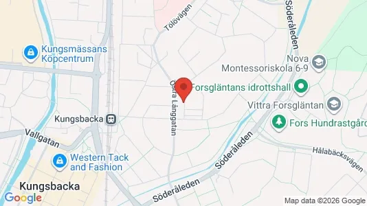 Lägenheter till salu i Kungsbacka - kort over placeringen