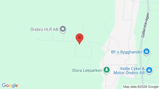 Lägenheter till salu i Örebro - kort over placeringen