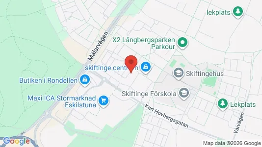 Lägenheter att hyra i Eskilstuna - kort over placeringen