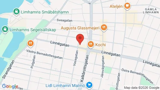 Lägenheter att hyra i Limhamn/Bunkeflo - kort over placeringen