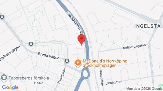 Lägenheter till salu i Norrköping - kort over placeringen