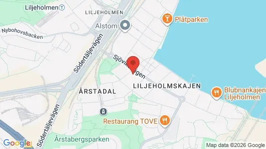 Lägenheter till salu i Södermalm - kort over placeringen
