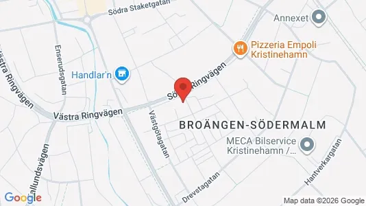 Bostadsrätter till salu i Kristinehamn - kort over placeringen