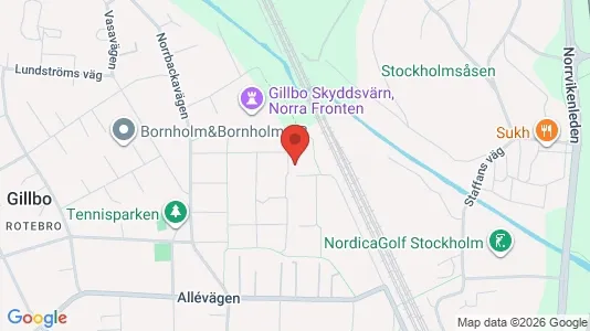 Bostadsrätter till salu i Sollentuna - kort over placeringen