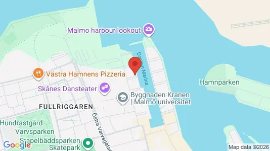 Bostadsrätter till salu i Malmö Centrum - kort over placeringen