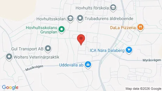 Bostadsrätter till salu i Uddevalla - kort over placeringen