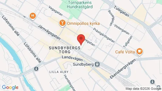 Lägenheter att hyra i Sundbyberg - kort over placeringen