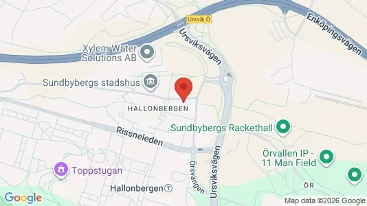 Lägenheter att hyra i Sundbyberg - kort over placeringen