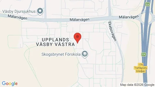 Lägenheter att hyra i Upplands Väsby - kort over placeringen