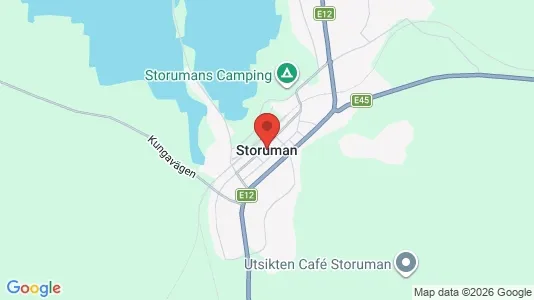 Fritidshus till salu i Storuman - kort over placeringen