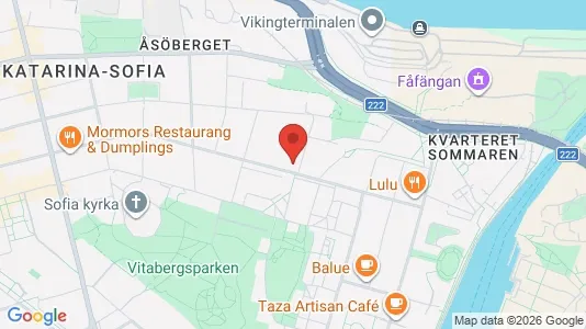Lägenheter att hyra i Södermalm - kort over placeringen