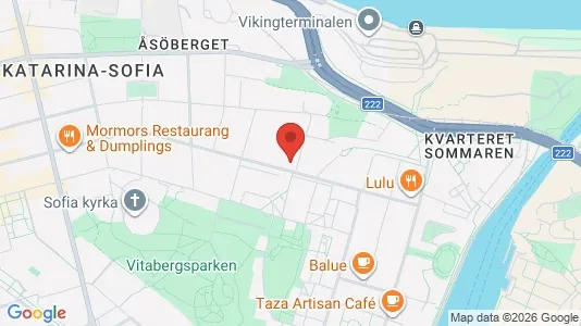 Lägenheter att hyra i Södermalm - kort over placeringen