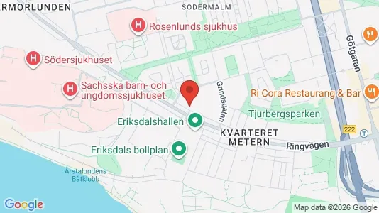 Lägenheter att hyra i Södermalm - kort over placeringen