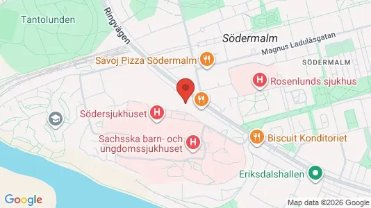 Lägenheter att hyra i Södermalm - kort over placeringen