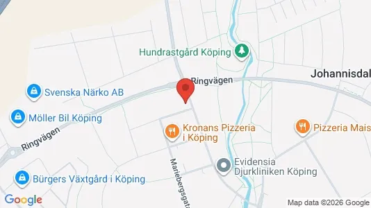 Bostadsrätter till salu i Köping - kort over placeringen