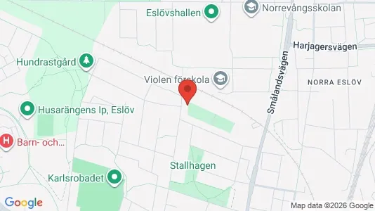 Bostadsrätter till salu i Eslöv - kort over placeringen