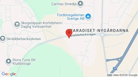 Bostadsrätter till salu i Borlänge - kort over placeringen