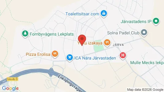 Lägenheter till salu i Solna - kort over placeringen