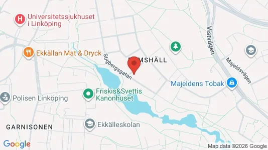 Lägenheter till salu i Linköping - kort over placeringen