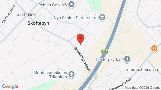 Lägenheter till salu i Trollhättan - kort over placeringen