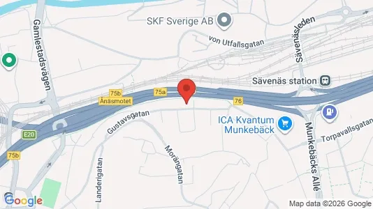 Lägenheter till salu i Göteborg Centrum - kort over placeringen