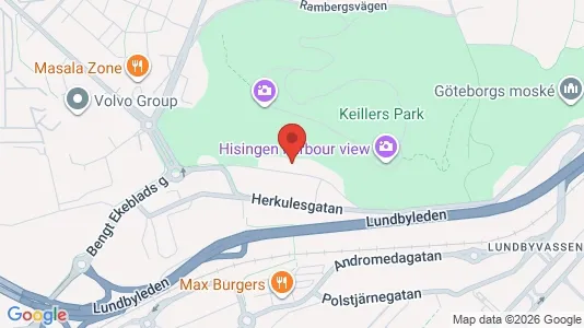 Lägenheter till salu i Göteborg Centrum - kort over placeringen