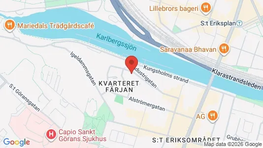 Lägenheter till salu i Kungsholmen - kort over placeringen