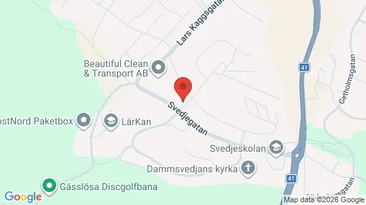 Lägenheter till salu i Borås - kort over placeringen