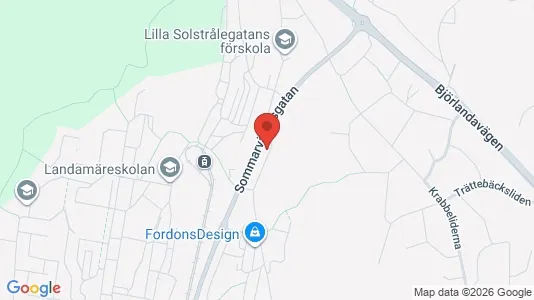 Lägenheter till salu i Västra hisingen - kort over placeringen