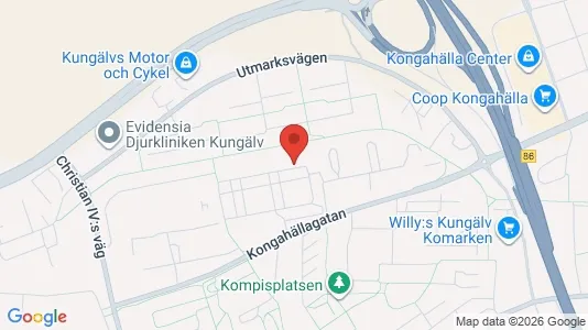 Lägenheter till salu i Kungälv - kort over placeringen