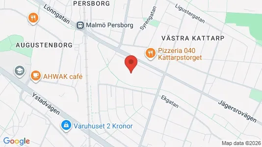Lägenheter till salu i Malmö Centrum - kort over placeringen