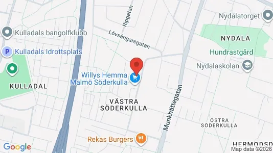 Lägenheter till salu i Malmö Centrum - kort over placeringen