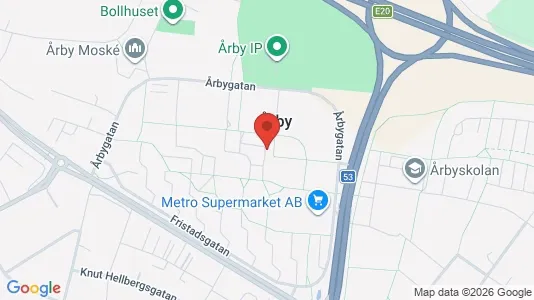 Lägenheter att hyra i Eskilstuna - kort over placeringen