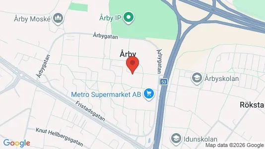 Lägenheter att hyra i Eskilstuna - kort over placeringen