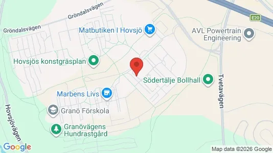 Bostadsrätter till salu i Södertälje - kort over placeringen