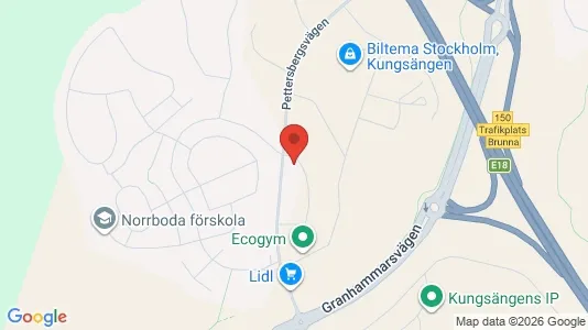 Bostadsrätter till salu i Upplands-Bro - kort over placeringen
