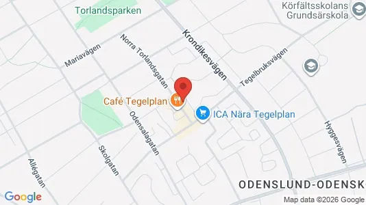 Bostadsrätter till salu i Östersund - kort over placeringen