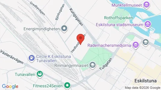 Bostadsrätter till salu i Eskilstuna - kort over placeringen