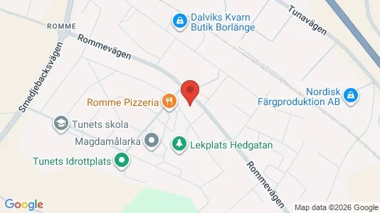 Bostadsrätter till salu i Borlänge - kort over placeringen