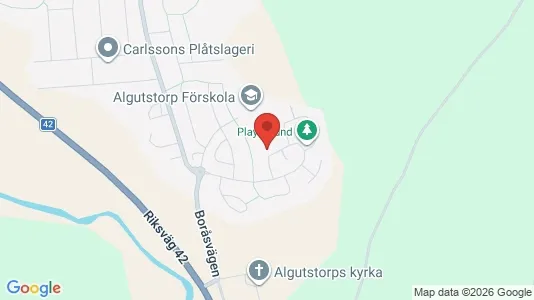 Bostadsrätter till salu i Vårgårda - kort over placeringen