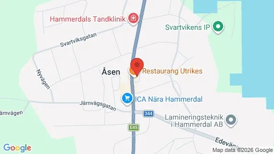 Lägenheter att hyra i Strömsund - kort over placeringen