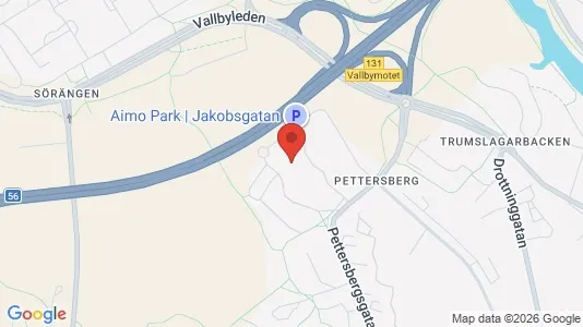 Lägenheter att hyra i Västerås - kort over placeringen