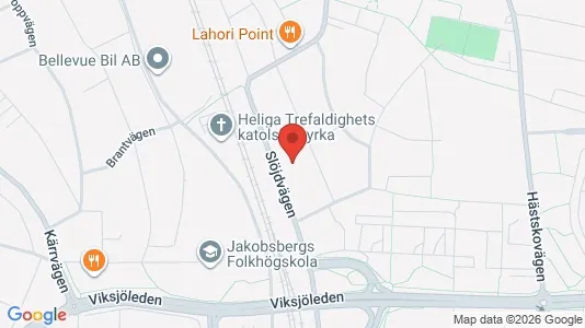 Lägenheter till salu i Järfälla - kort over placeringen