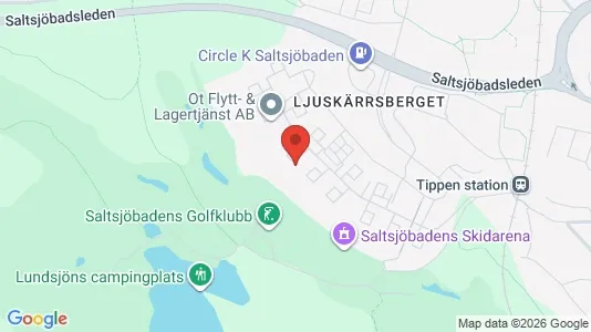 Bostadsrätter till salu i Nacka - kort over placeringen