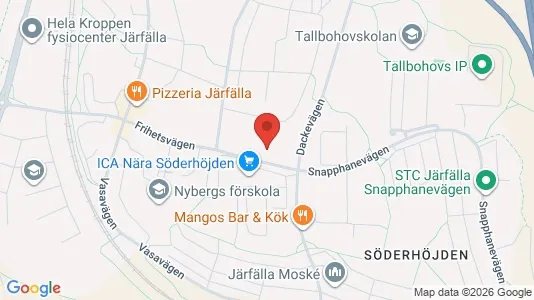 Lägenheter att hyra i Järfälla - kort over placeringen